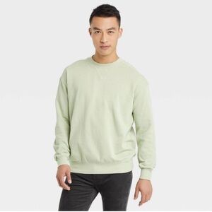 Goodfellow & Co Men's Light Green Terrycloth Sweatshirt Size Large NWT